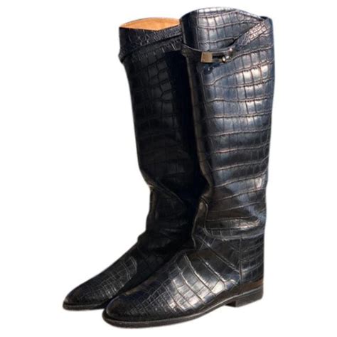 hermes crocodile boots|hermes boots for women.